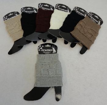 Knitted Boot Cuffs [Square Knit]